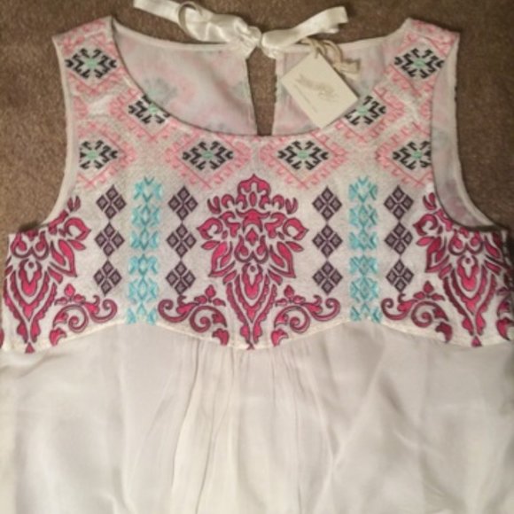 Odd Molly New 100% Silk Embroidered Blouse 1 (Sm), 2 (Md), 3 (Lg), 4 (XL) - Picture 4 of 4